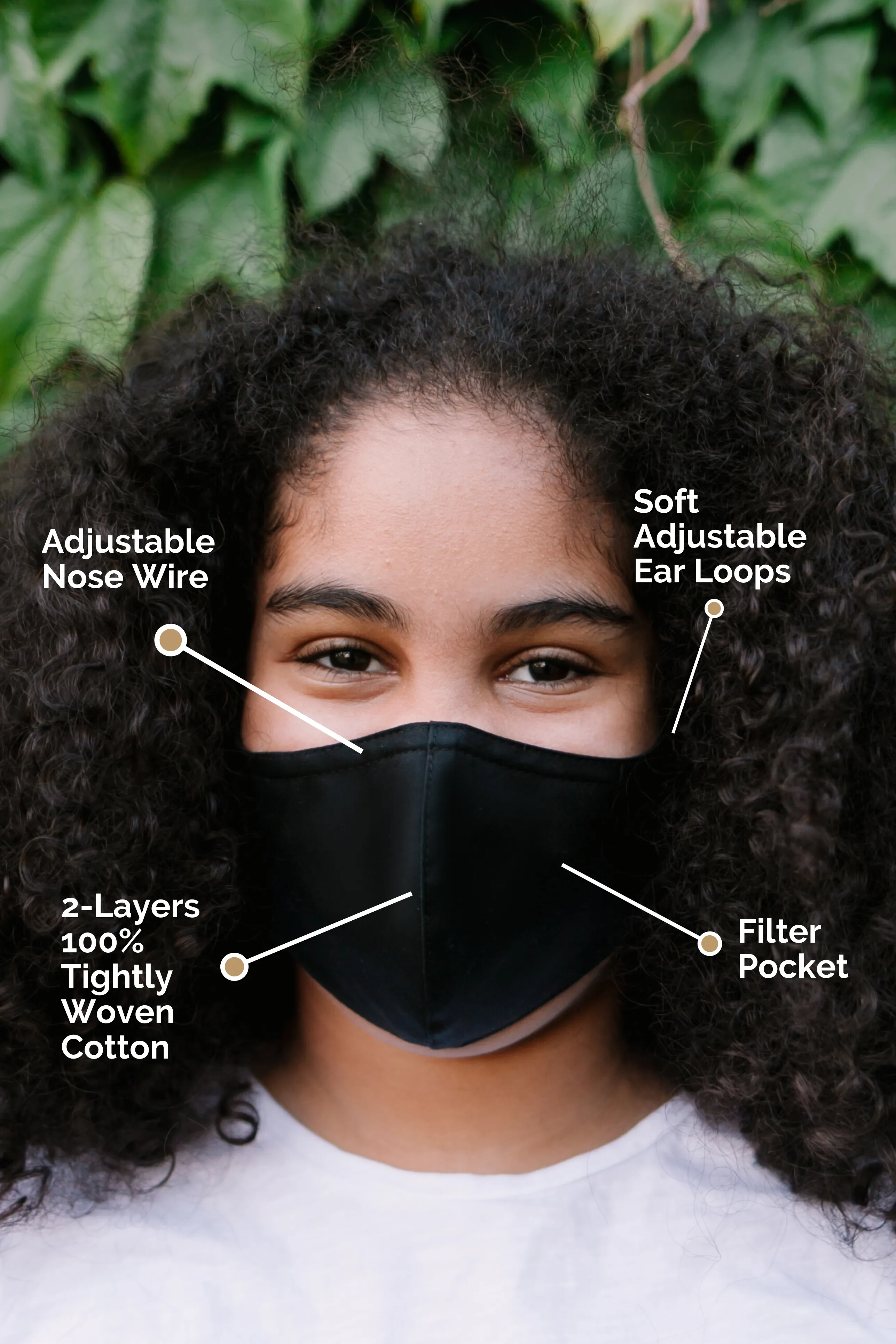 100% Cotton Adult Face Mask (Youth/Small)