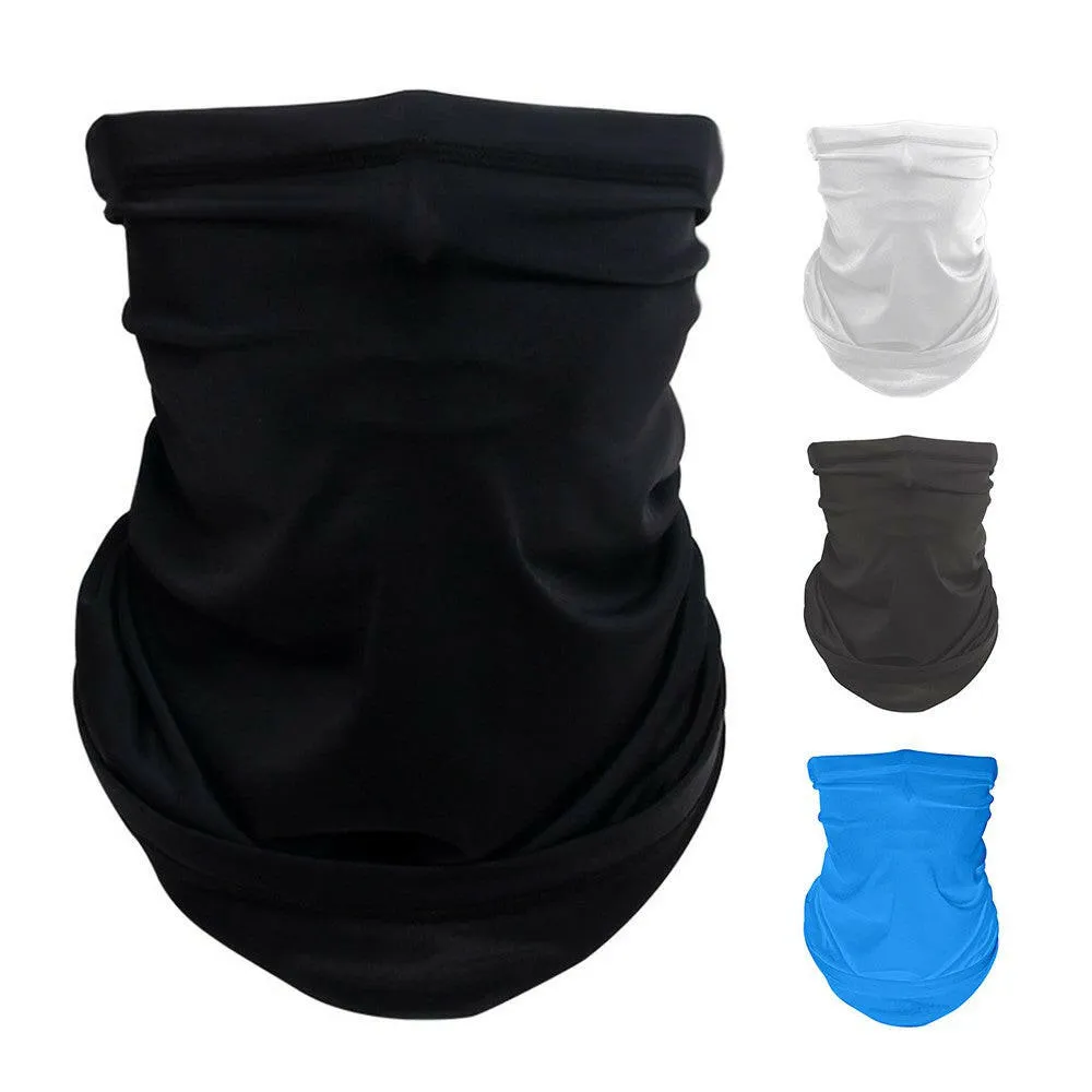 4pcs Sun UV Protection Face Protector Breathable Neck Gaiter Windproof Sport Scarf for Motorcycling Fishing Hiking Cycling Mountainerering