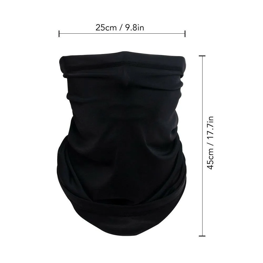 4pcs Sun UV Protection Face Protector Breathable Neck Gaiter Windproof Sport Scarf for Motorcycling Fishing Hiking Cycling Mountainerering