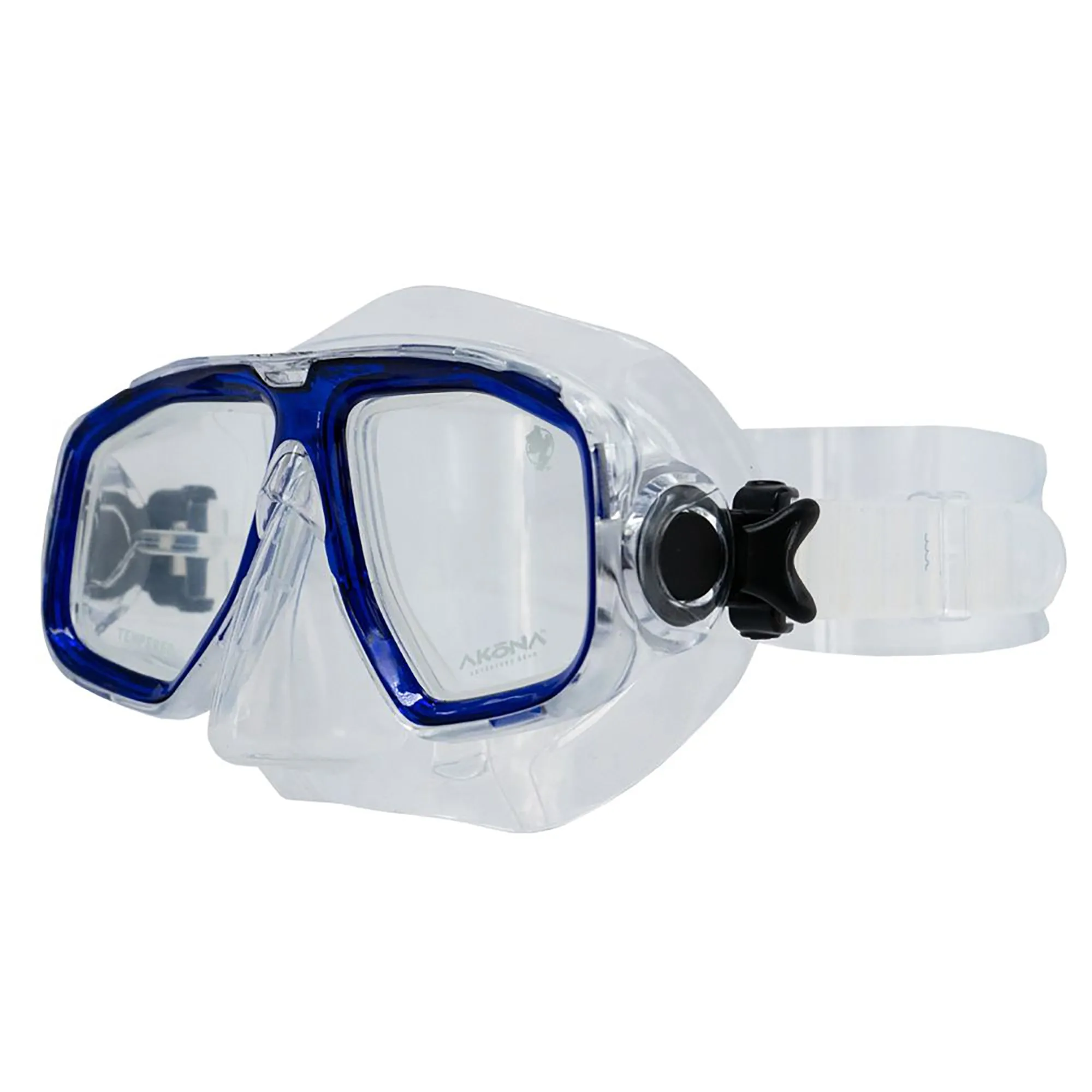 Akona Wahoo Jr Youth Scuba Diving Mask - Scuba-Quality Design with Tempered Glass Lenses, Liquid Silicone Skirt, & Quick Disconnect Swivel Buckles