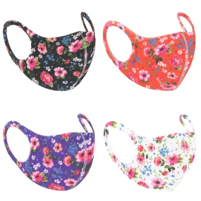 Assorted Floral Print Value Face Masks