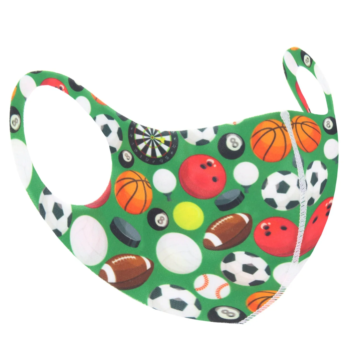 Assorted Sports Themed Value Face Masks