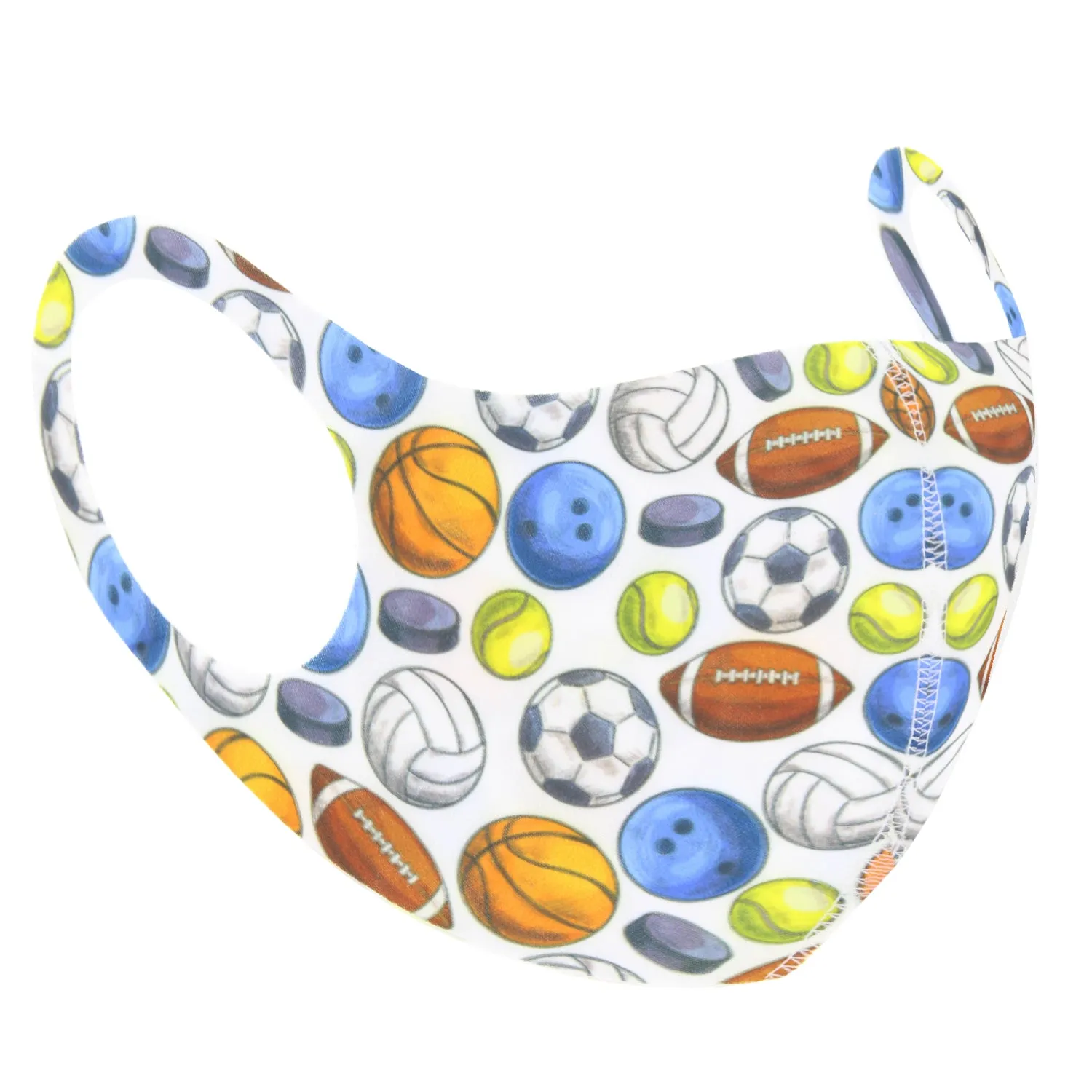 Assorted Sports Themed Value Face Masks