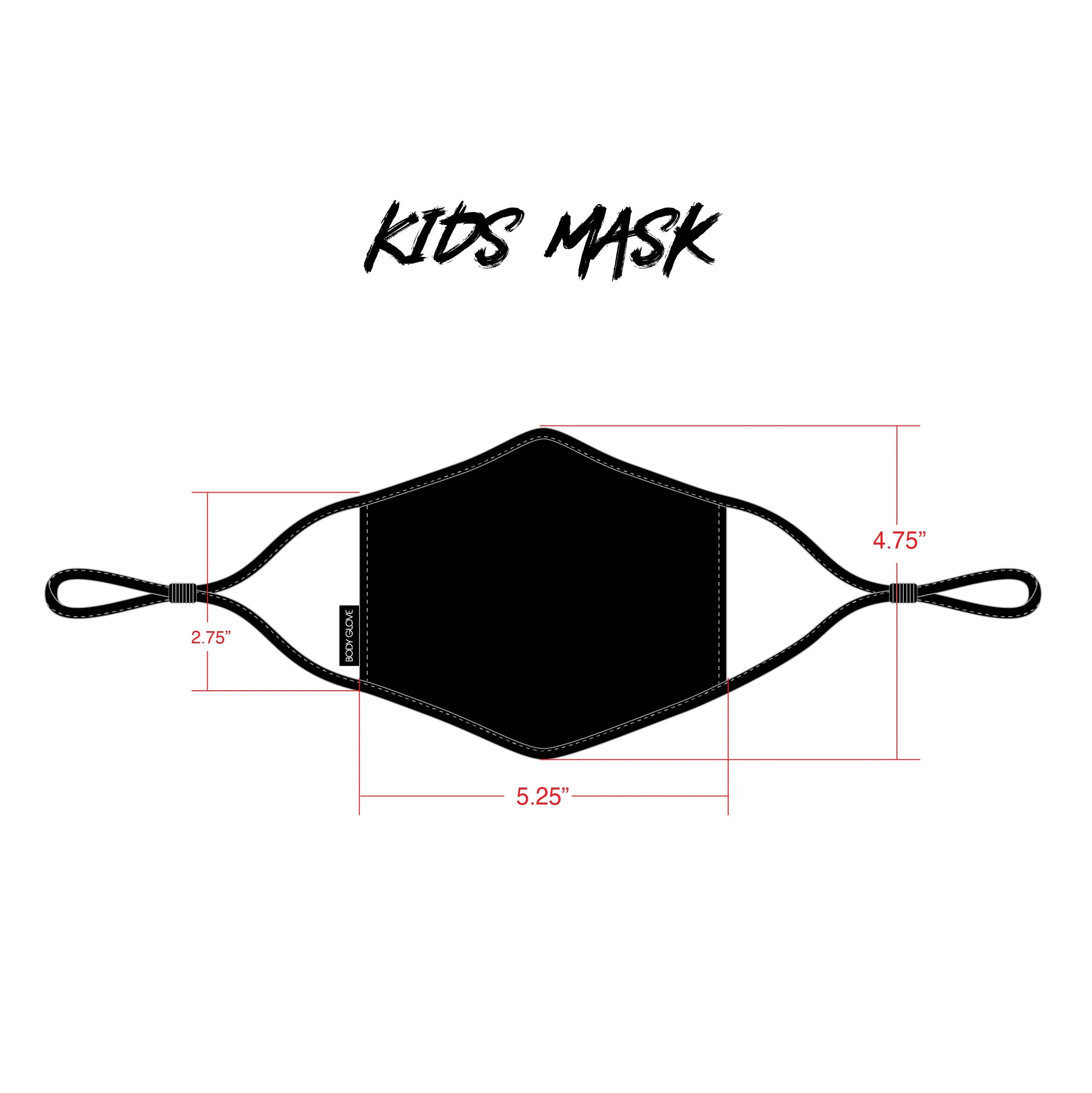 Body Glove 3-Piece Kid's Face Mask Set