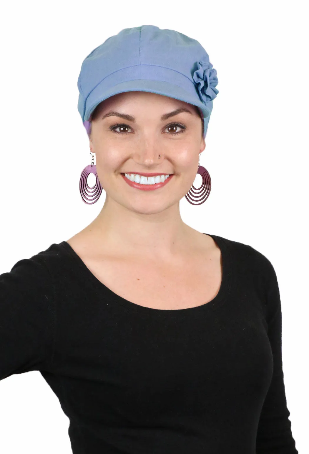 Brighton Newsboy Cap for Chemo Patients Women 100% Cotton 50  UPF