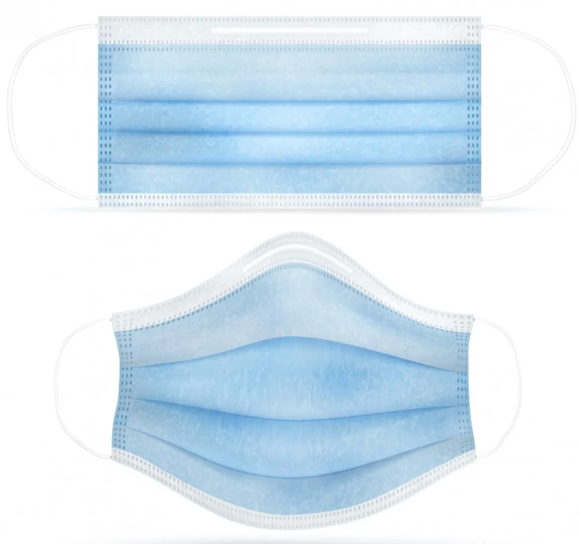 CItem #2 - BEST PRICE for Expedited Delivery - As Quick As 2 Days:  3 Layer Cloth Face Mask - BULK package of 2000 Masks MOQ.