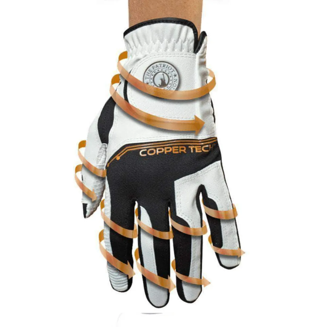 Copper Tech Golf Gloves - Ladies