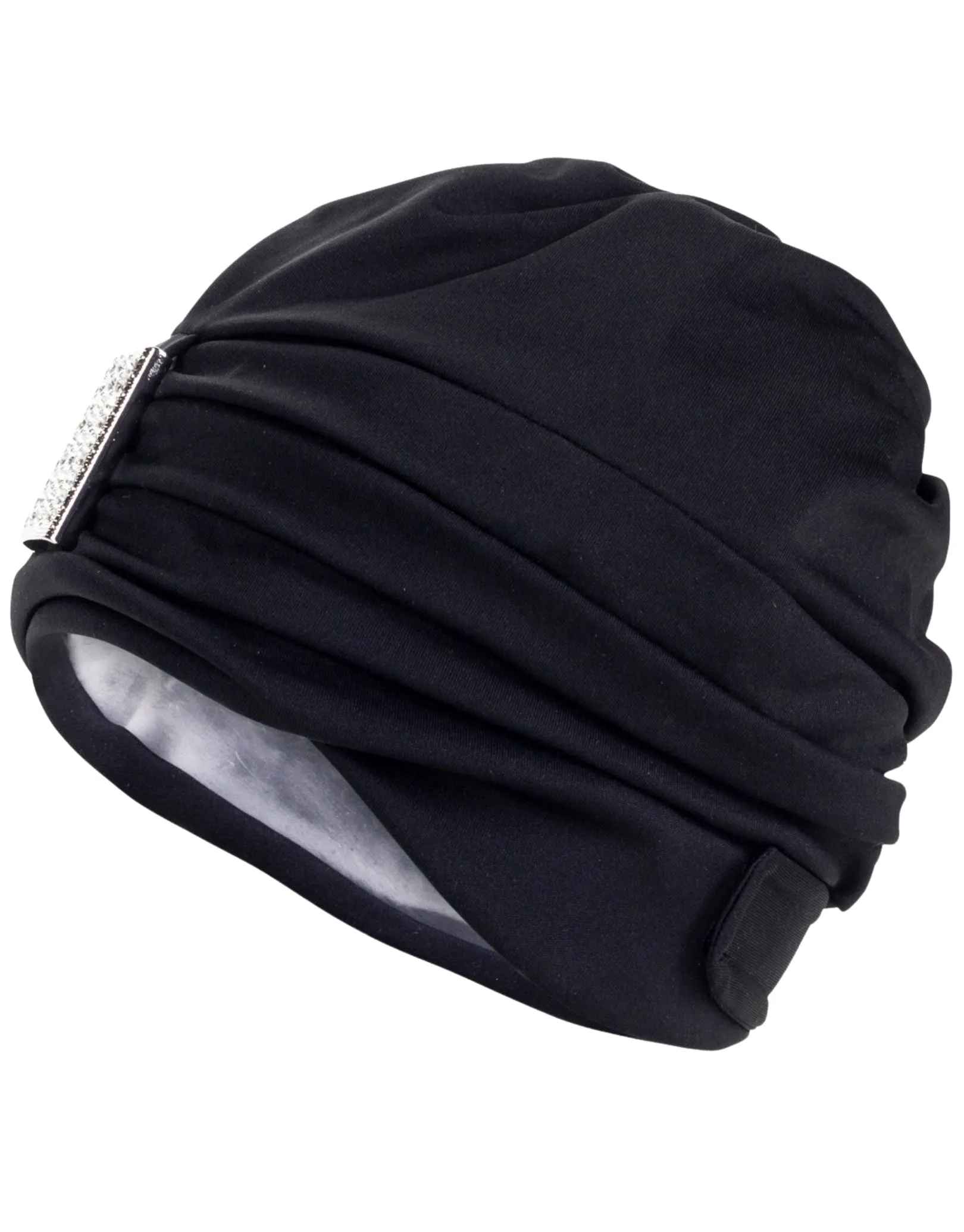 Diamante Swim Cap - Black