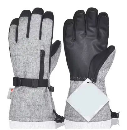 Durable Men's Gloves with Adjustable and Waterproof Features