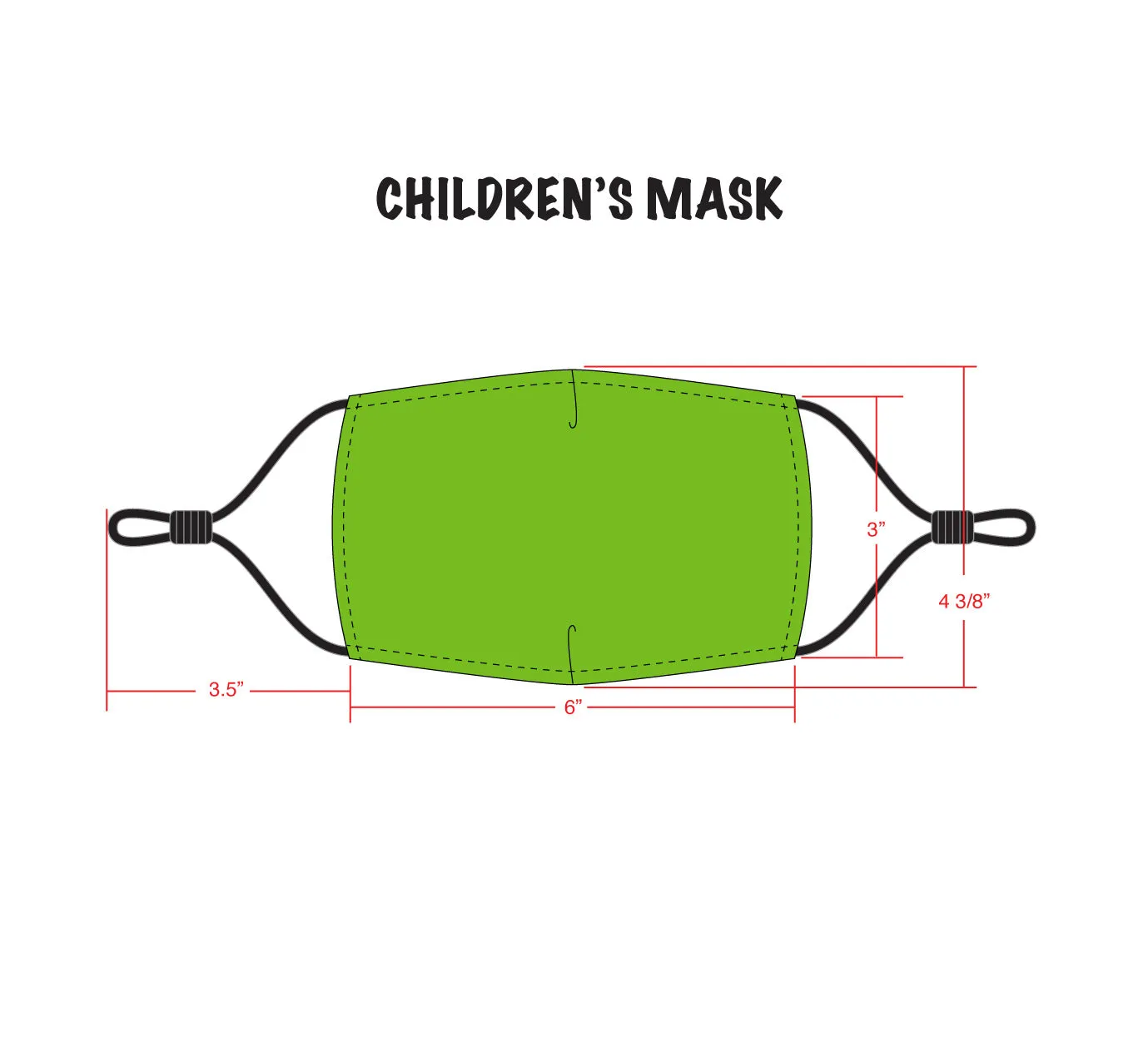 Ed Heck Halloween Children's Face Mask & Travel Pouch