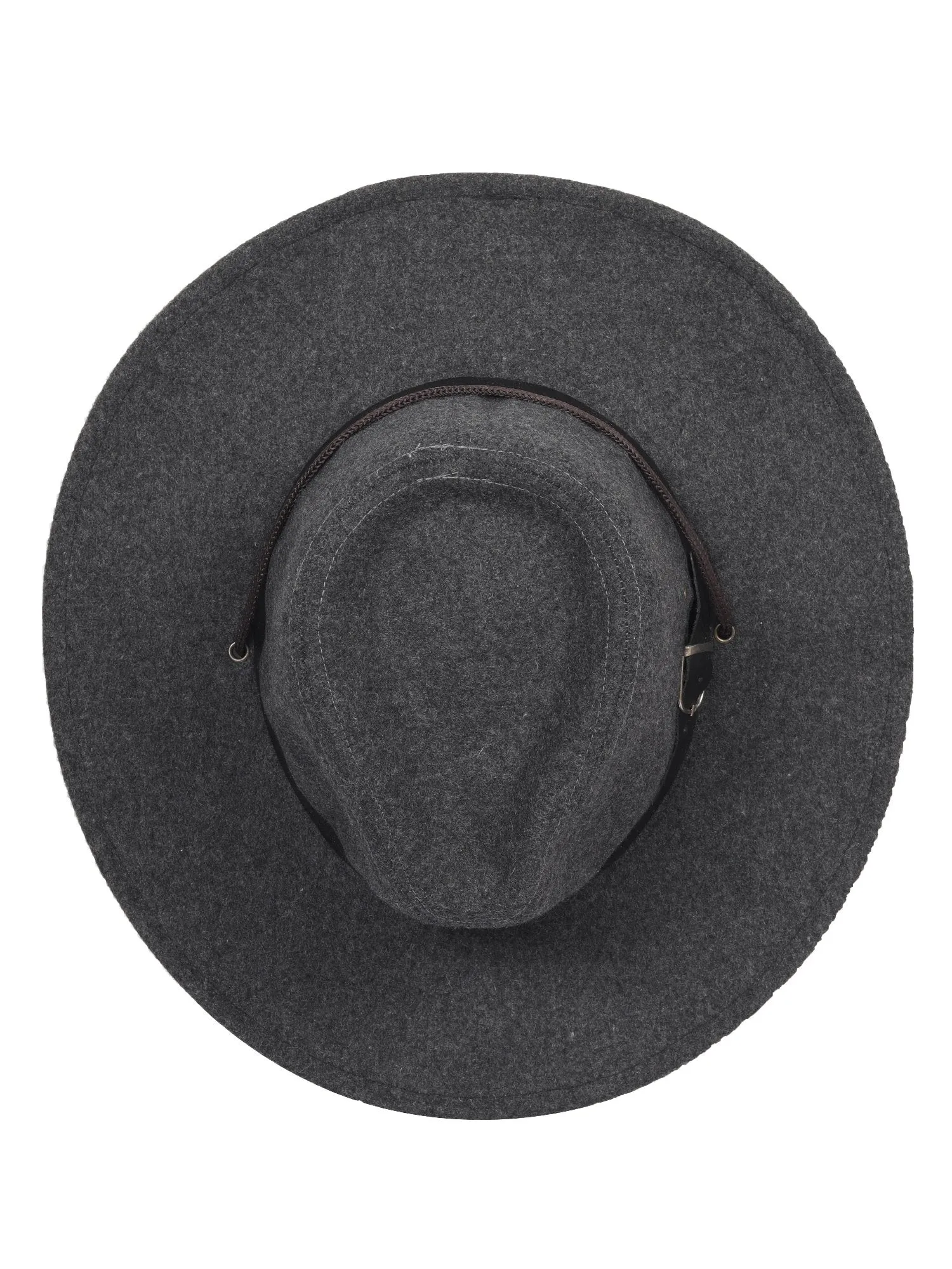 FabSeasons Panama Hat/cap for Men & Women with Drawstring for adjustment, Black