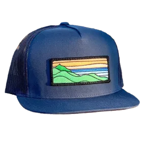 Flat Brim Trucker with Ridgecrest Patch