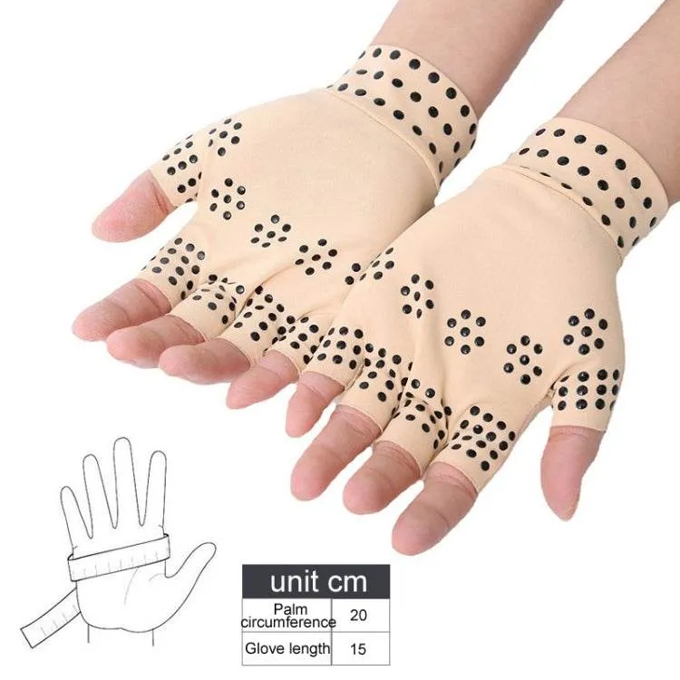 Half Finger Non-Slip Sports Gloves with Pressure Relief for Joint Training