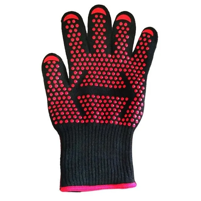 Heat Resistant Thick Silicone Durable Gloves