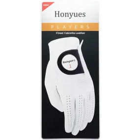 Honyues Golf Gloves - Premium Quality Leather Long-Lasting Durable Golf Glove