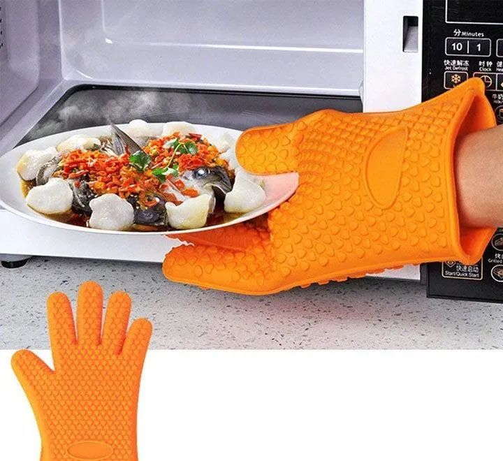 Hot Hands Non-Slip Silicone Cooking Gloves