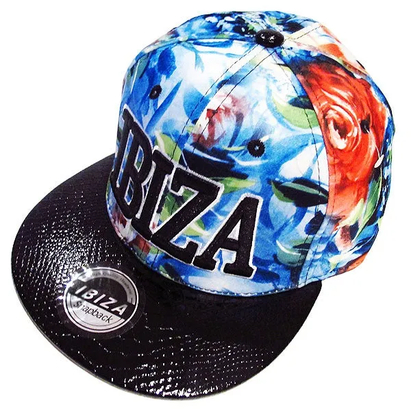 Ibiza Blue Wilderness Snapback Cap