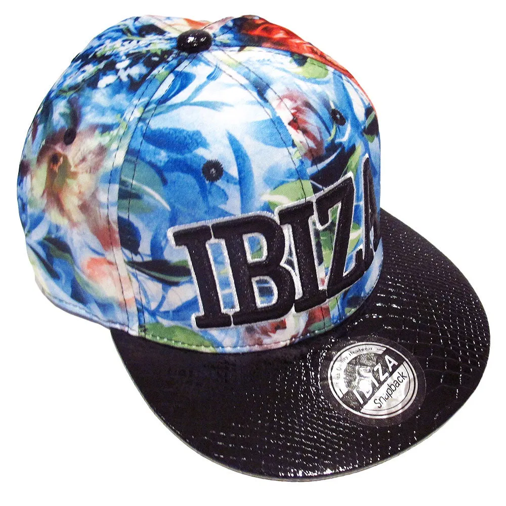 Ibiza Blue Wilderness Snapback Cap