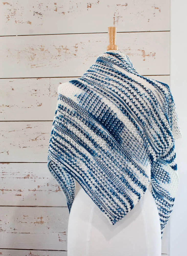 Indigo Summer Shawl Pattern