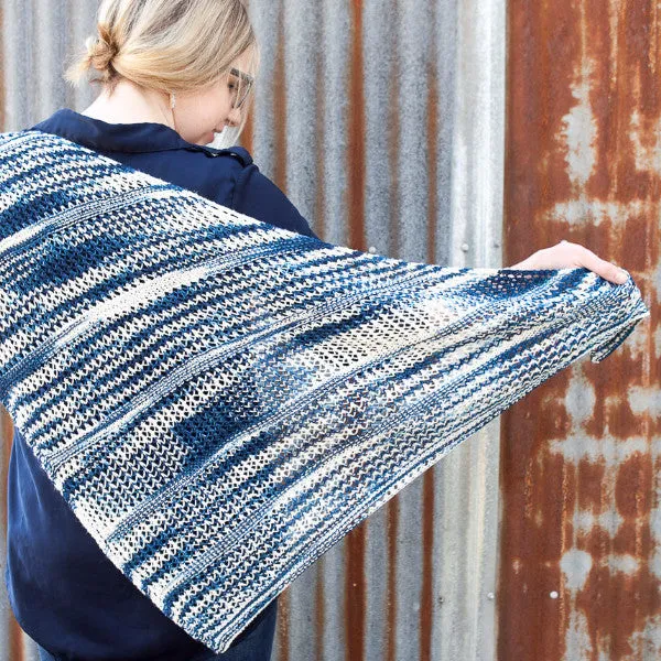 Indigo Summer Shawl Pattern