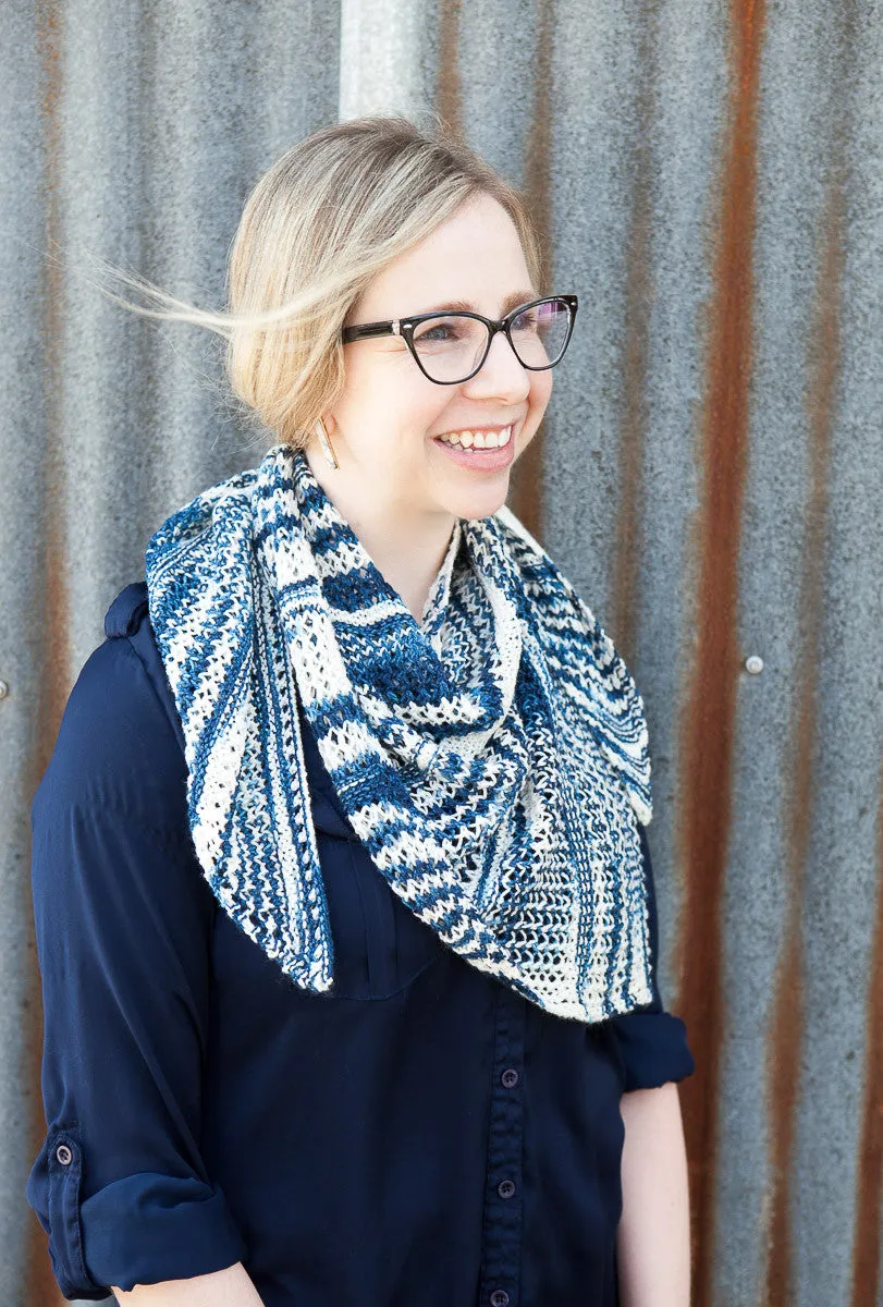 Indigo Summer Shawl Pattern