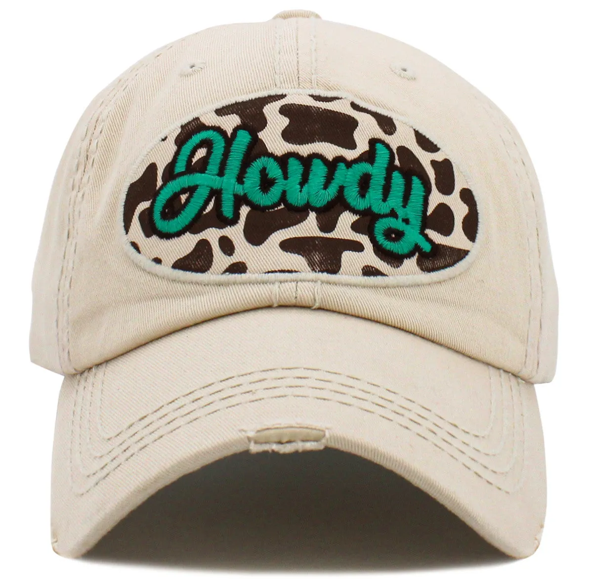 KBV-1495 Howdy Cow Print Stone