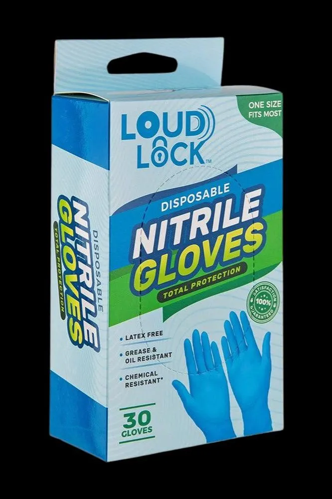 Loud Lock Nitrile Gloves - 30ct