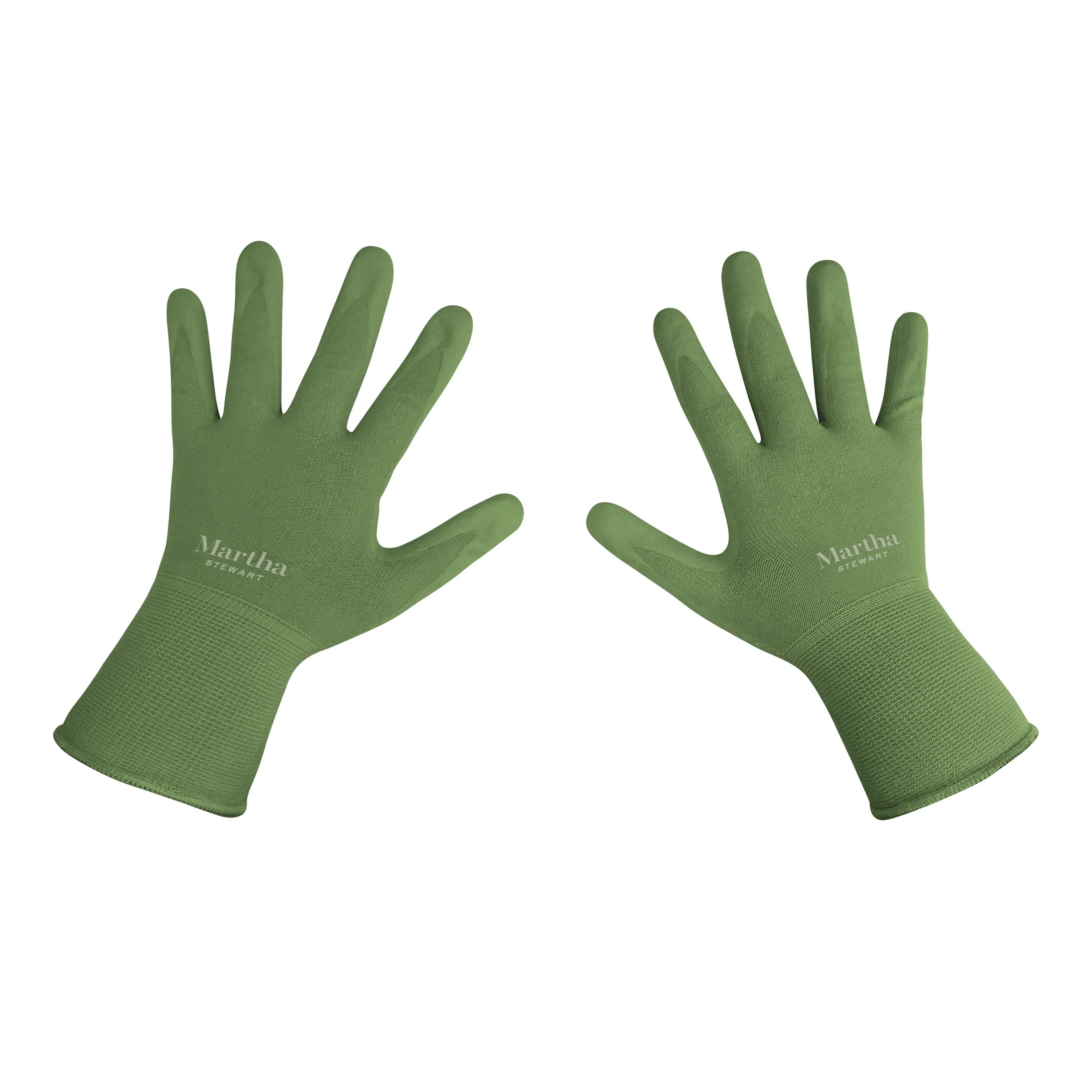 Martha Stewart MTS-GLVNP1-M Reusable All-Purpose Nitrile Coated Gloves | Non-Slip | Washable | Medium