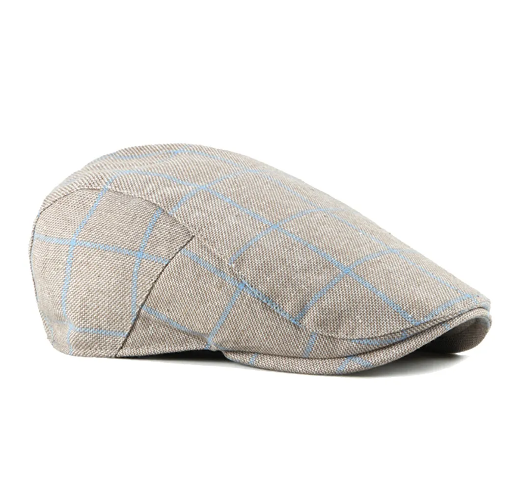 Men¡¯s Newsboy Gatsby Cotton Hat Cabbie Driving Hunting Flat Cap YZ30110