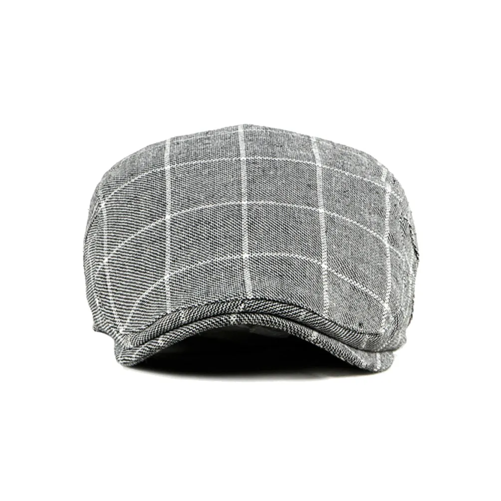 Men¡¯s Newsboy Gatsby Cotton Hat Cabbie Driving Hunting Flat Cap YZ30110