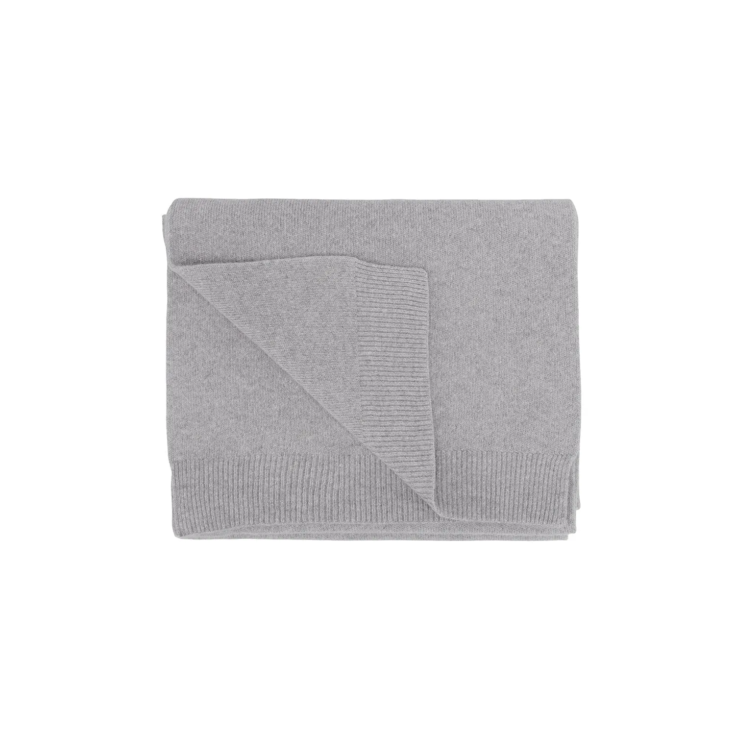 Merino Wool Scarf, Heather Grey