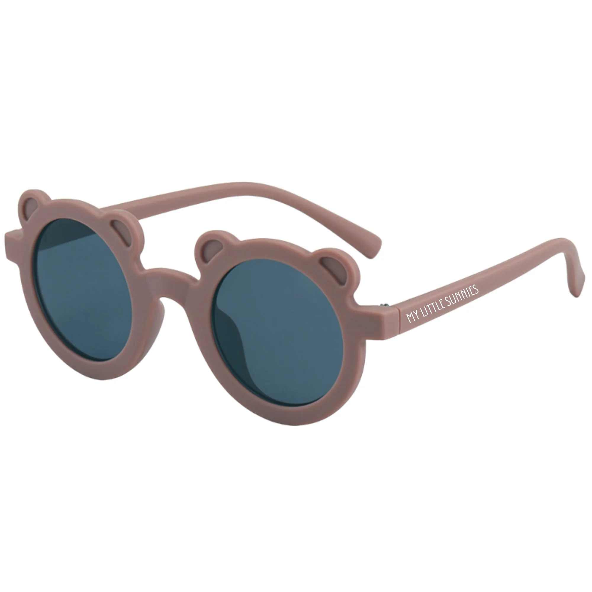 My Little Sunnies Round Bear Sunglasses Coffee Matte