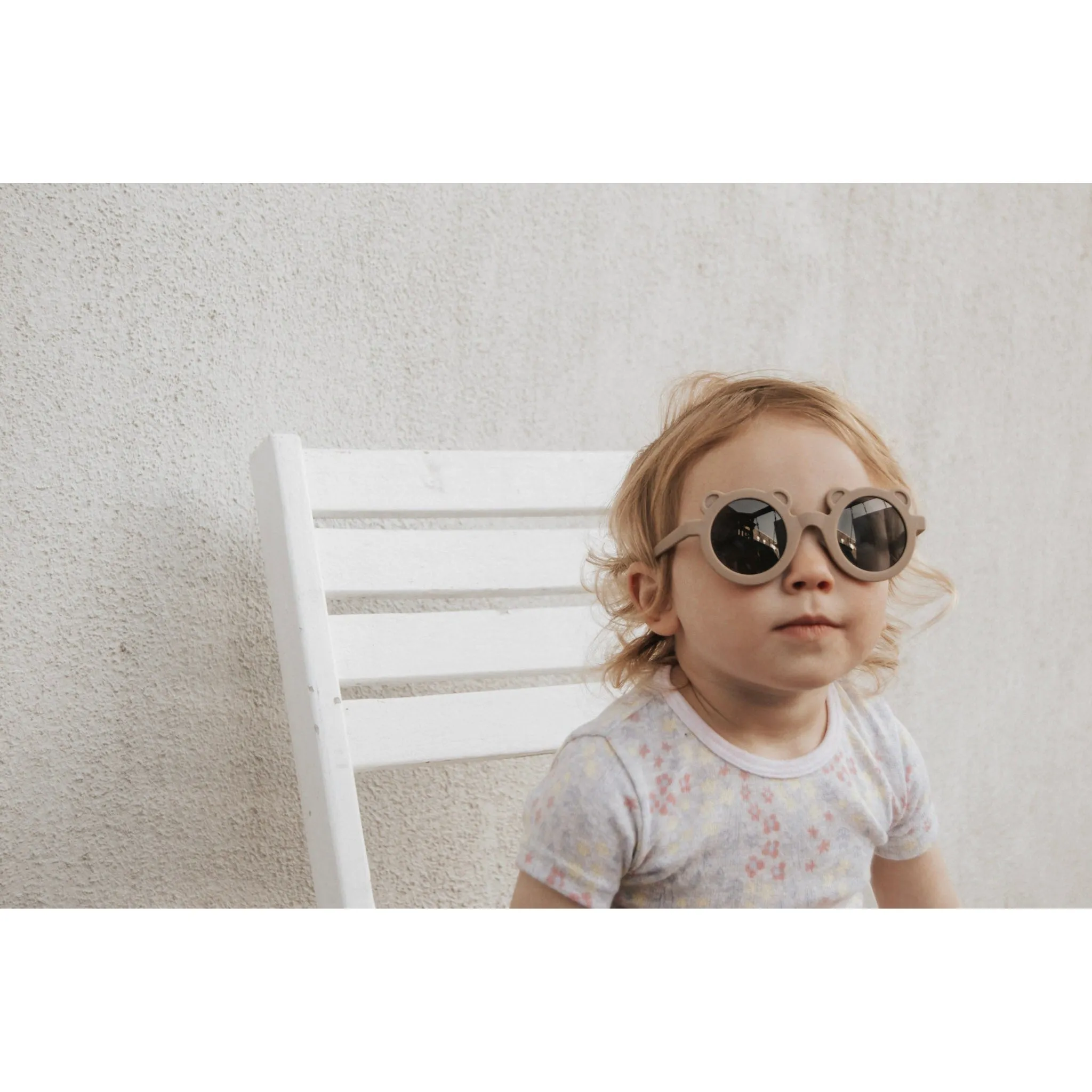 My Little Sunnies Round Bear Sunglasses Coffee Matte