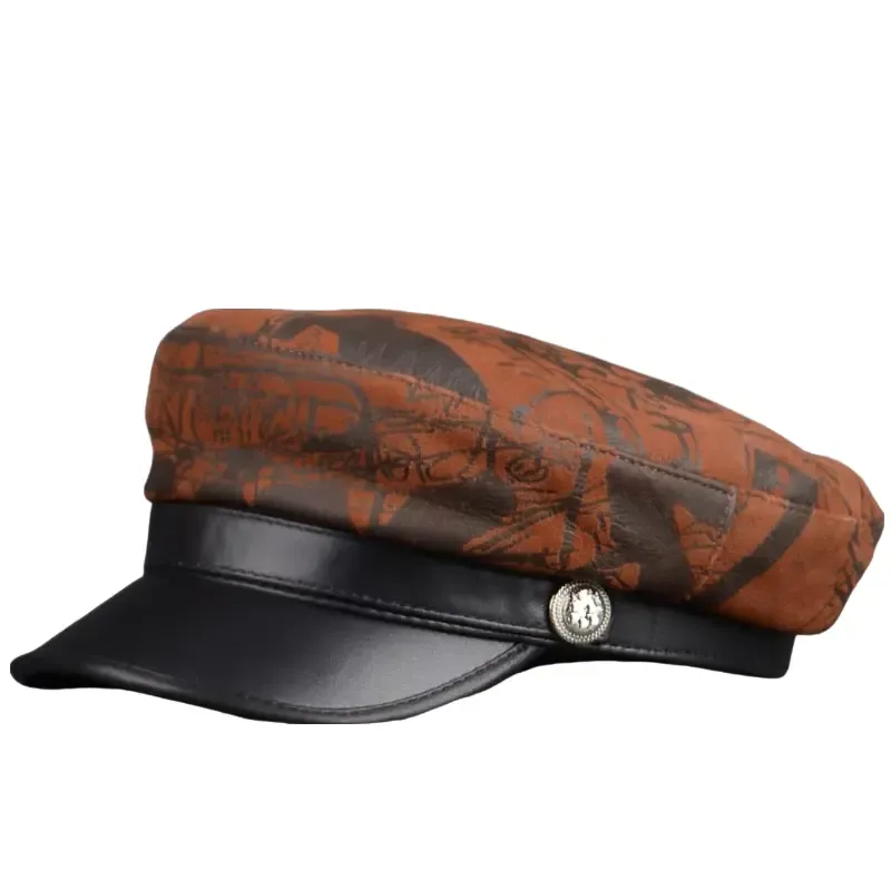 Napoli Genuine Leather Sailor Cap