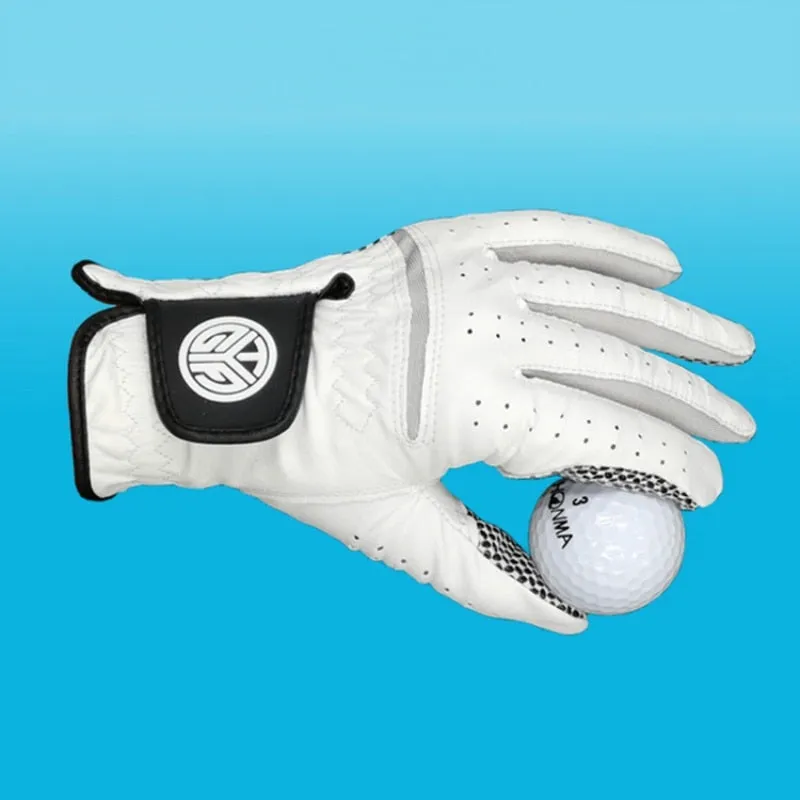 Pair Of Golf Gloves Men's Lambskin Non-Slip