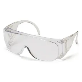 Pyramex Solo Clear Lens Visitors Safety Glasses (12/box)