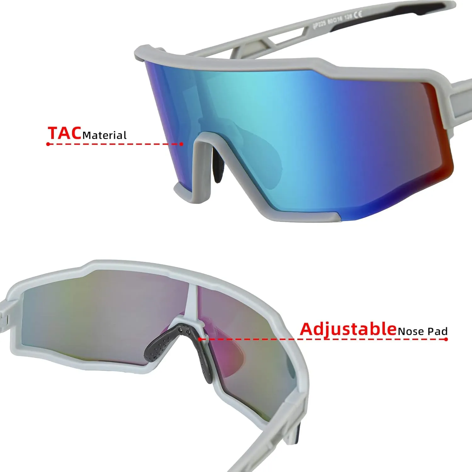 ROCKBROS Polarized Cycling Sunglasses UV400 Protection Lightweight Durable