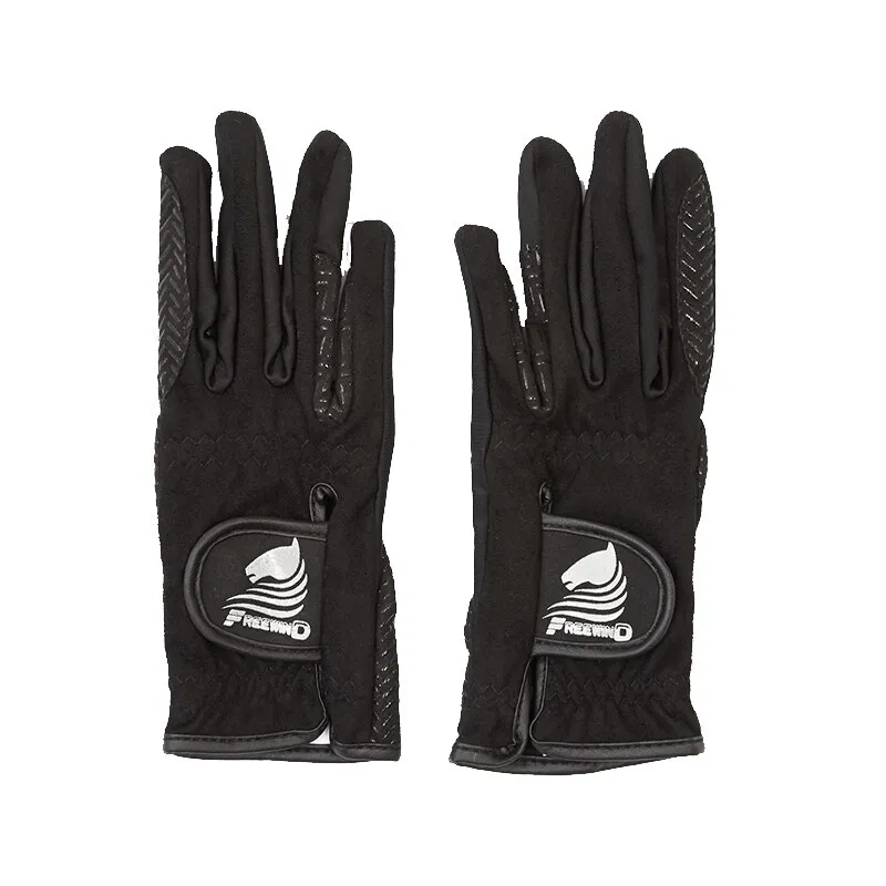 Silicone  Non-slip Equestrian Gloves with Velcro / Riding Gloves - SF0886