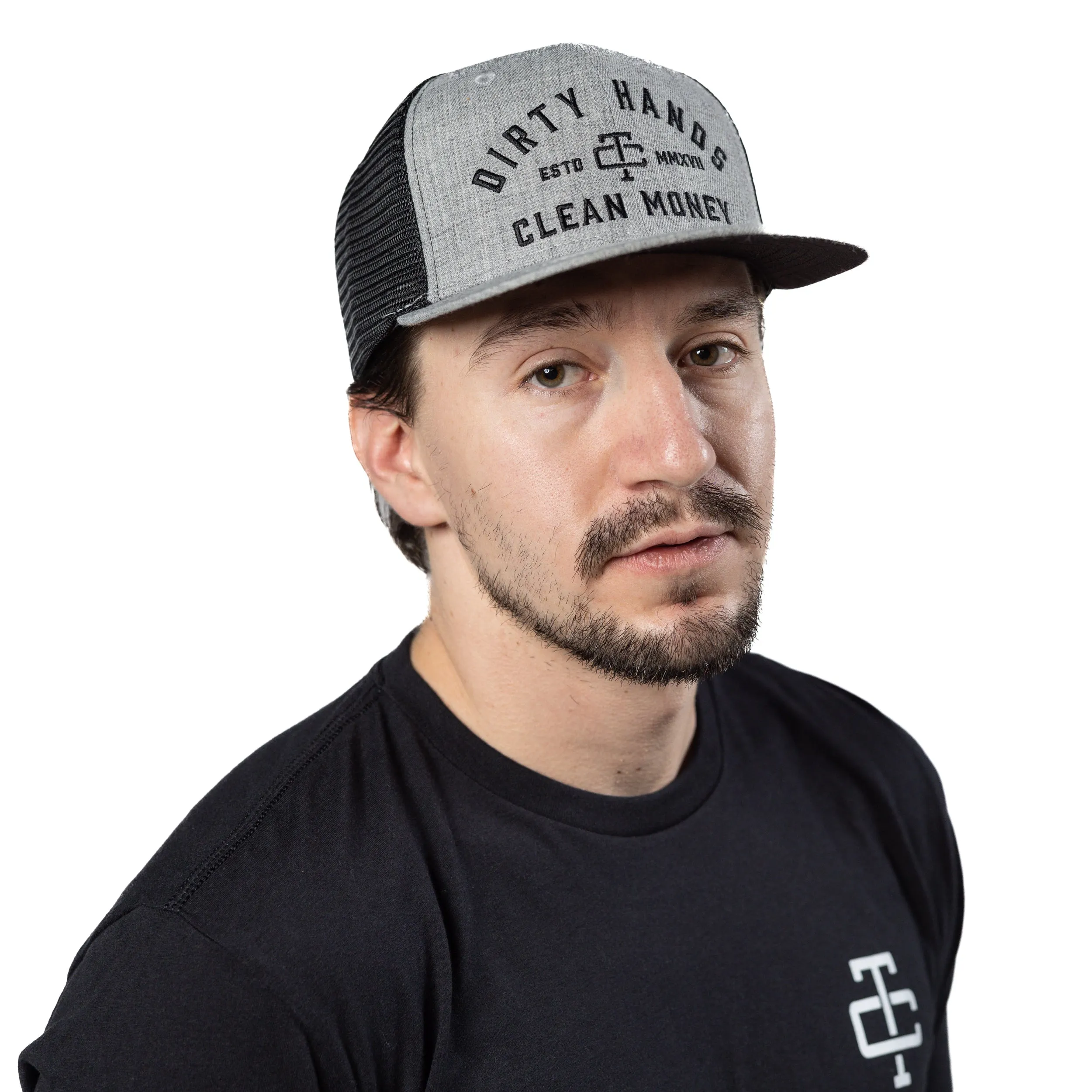 Troll Co. Men's "Dirty Hands Clean Money" Meshback Snapback Hat