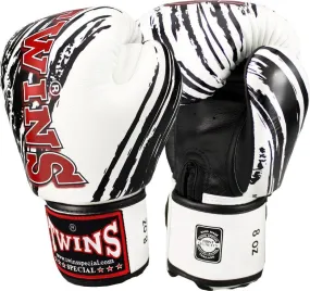 Twins Special FBGV-TW2 Boxing Gloves White/Black Claw