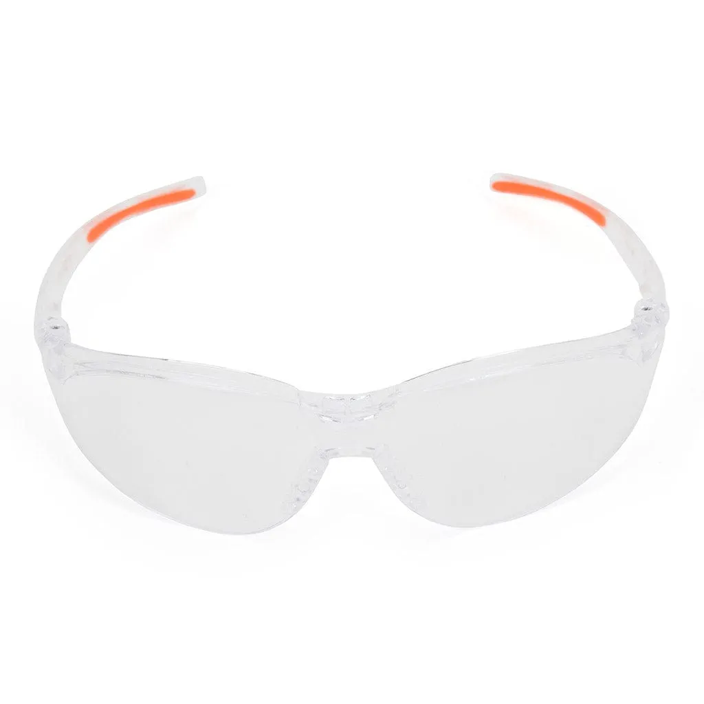 Univet 513 Lightweight Anti Scratch Safety Glasses Clear Lens