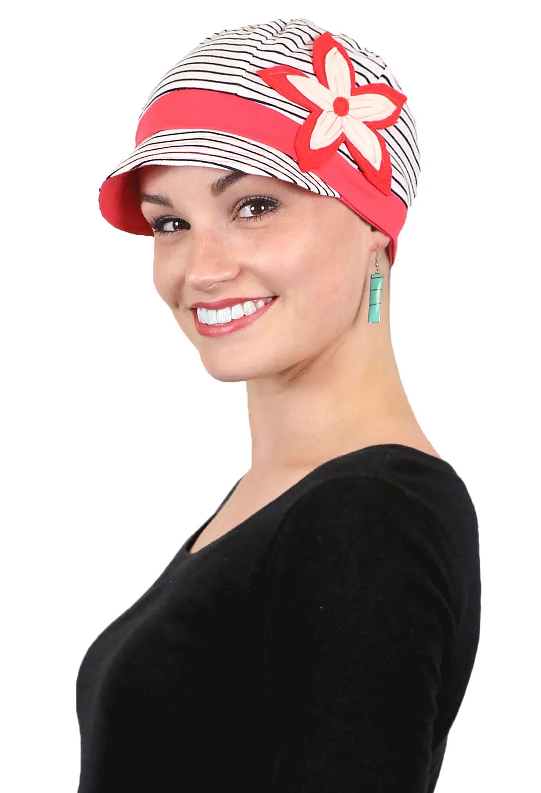 Whimsy Soft Cotton Hat Chemo Headwear for Women Summer In the City