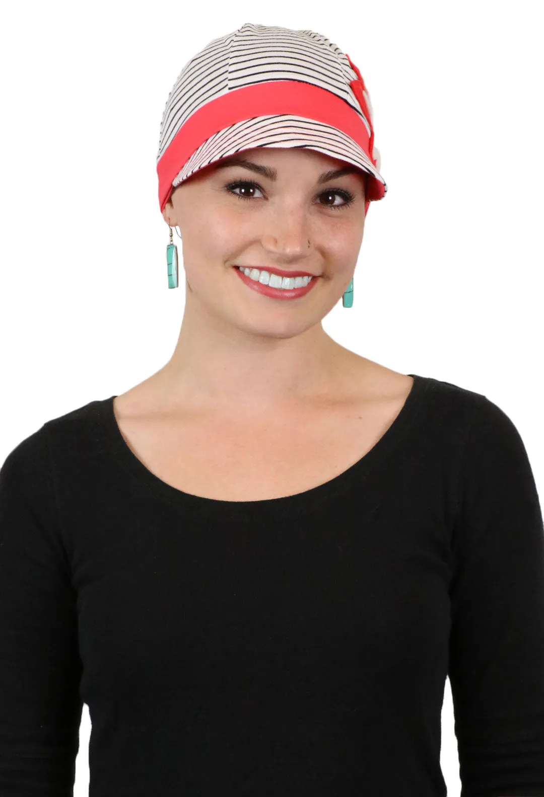 Whimsy Soft Cotton Hat Chemo Headwear for Women Summer In the City