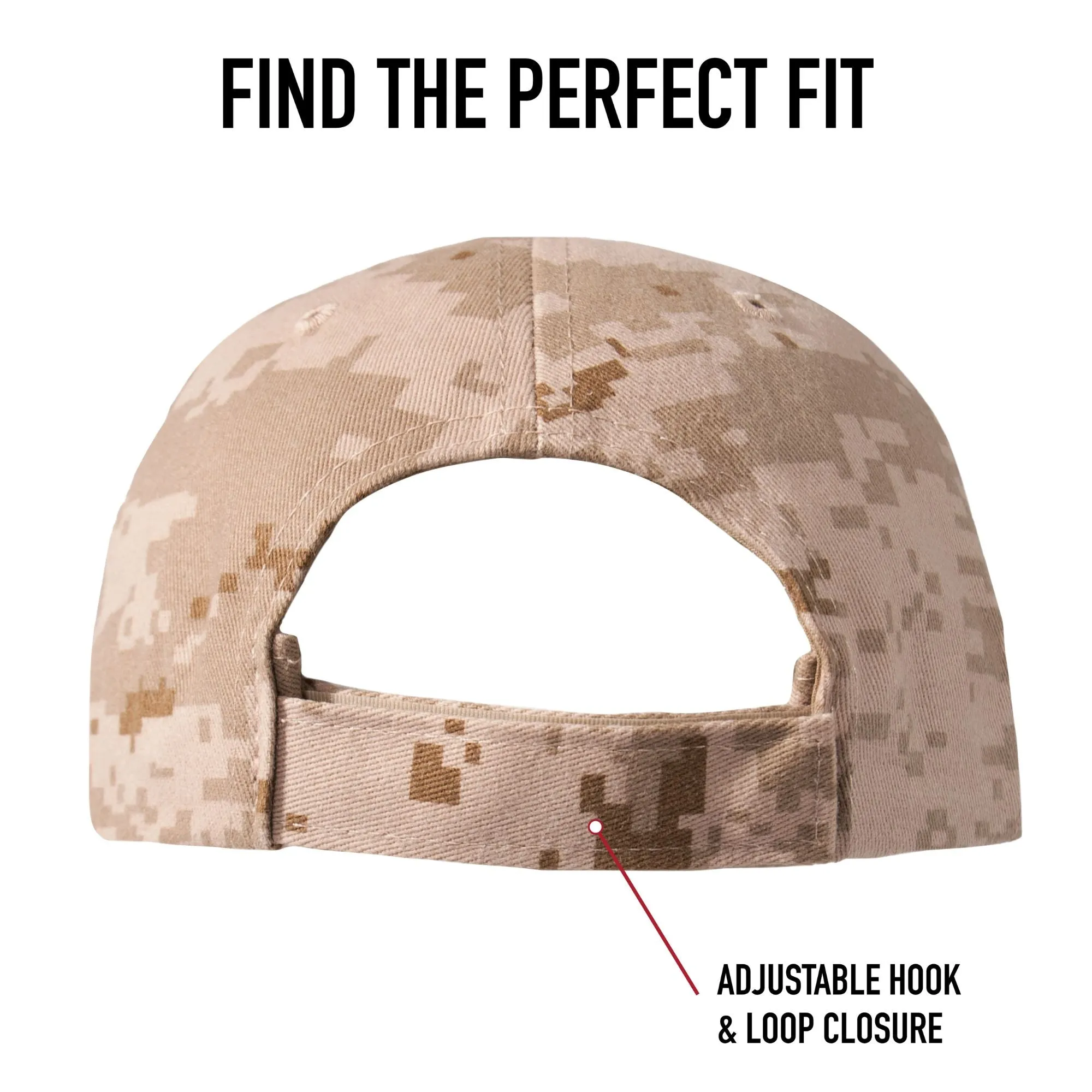 Woodland Camouflage - Military Low Profile Adjustabe Baseball Cap